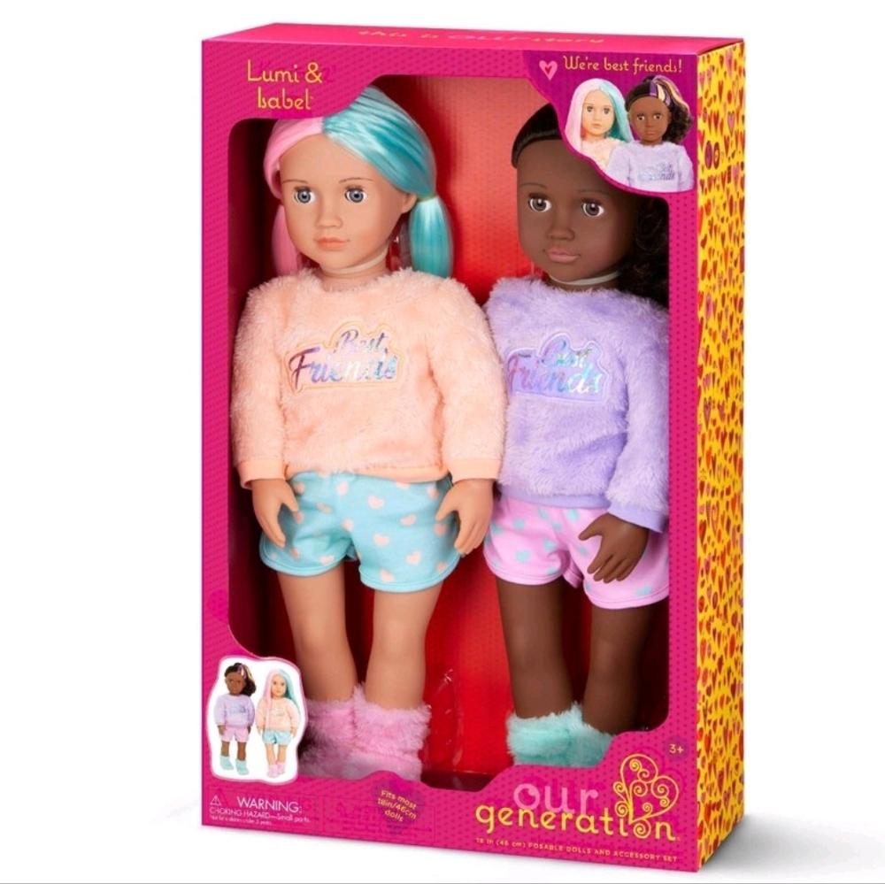 Our Generation Lumi and Isabel Best Friends 18" Doll Set